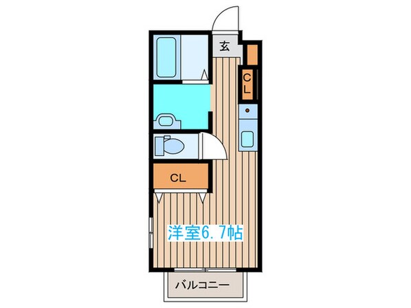 サンシャインハイツ水の森の物件間取画像